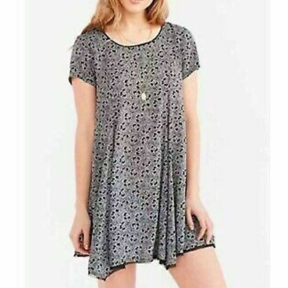 Urban Outfitters black and white floral dress
